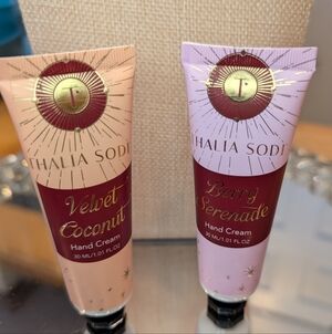 Thalia Sodi Velvet Coconut and Berry Serenade Hand Cream Duo New